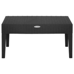 Стол пластиковый журнальный прямоугольный Ola Dom арт.ЭП 401424 (антрацит)