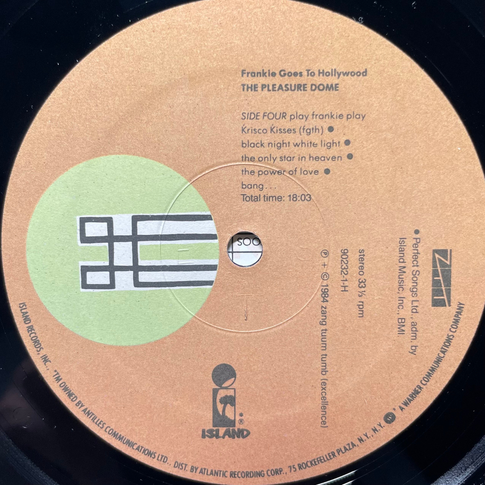 Frankie Goes To Hollywood ‎– Welcome To The Pleasuredome 2LP (США 1984г.)