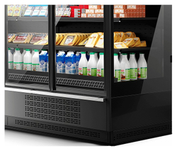Горка холодильная Dazzl Vega DG 080H 210 250 (выносной агрегат) гастрономическая RAL9005