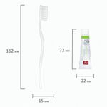 Зубной набор КОМПЛЕКТ 300 шт., HOTEL COLLECTION (зубная щётка + зубная паста 5 г), саше, флоупак, 2000306/1