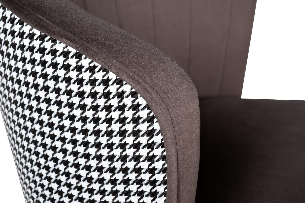 Стул барный Garda Decor серо-коричневый