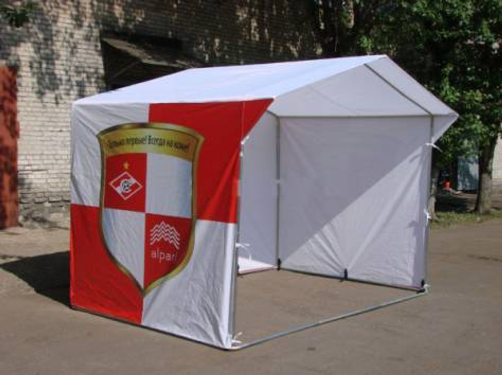 Палатка торговая «Домик» 3,0 x 1,9 (Каркас из трубы Ø18мм)