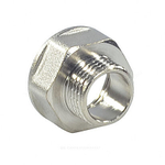 Переход латунь никель реборда Ду 20х15 (3/4"х1/2") ВР/НР SantechSystems