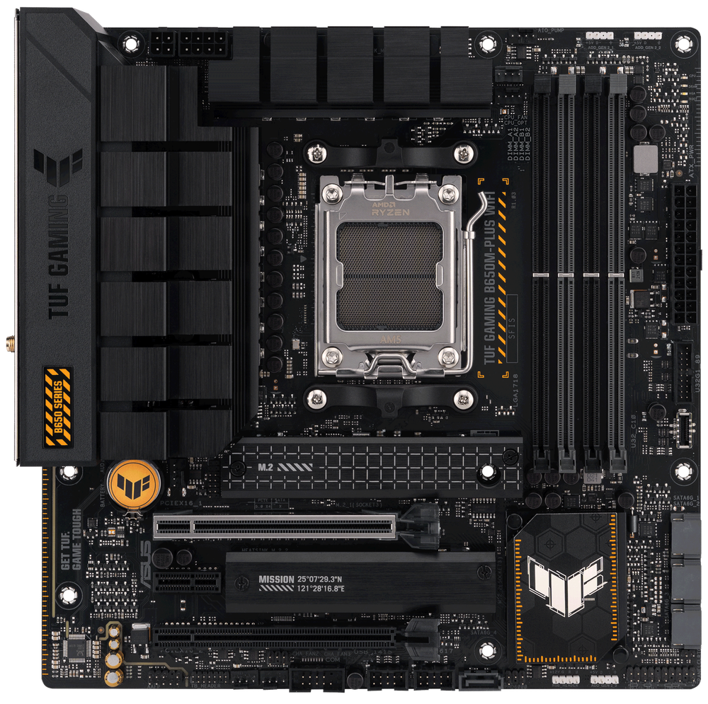 Материнская плата mATX ASUS TUF GAMING B650M-PLUS WIFI