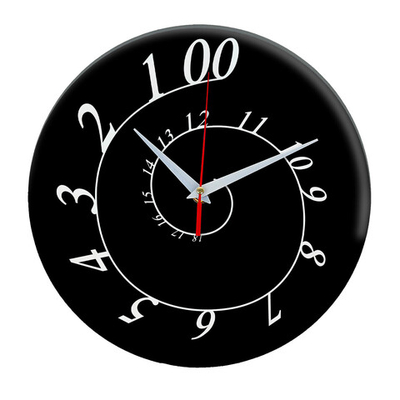 Настенные часы Идеал анти "Черная дыра времени", 28 см, Декор для дома, подарок