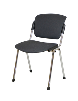 Стул "Эльф" Хром/ткань для персонала и посетителей