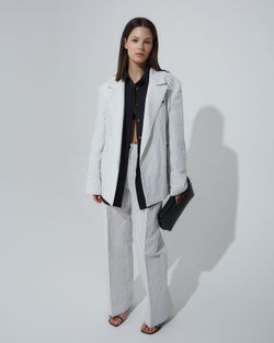 Рубашка свободного кроя из хлопка Макс Мара черный