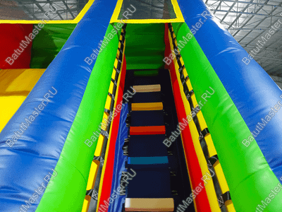 Надувная горка "Звериная компания", 7*4*5 м