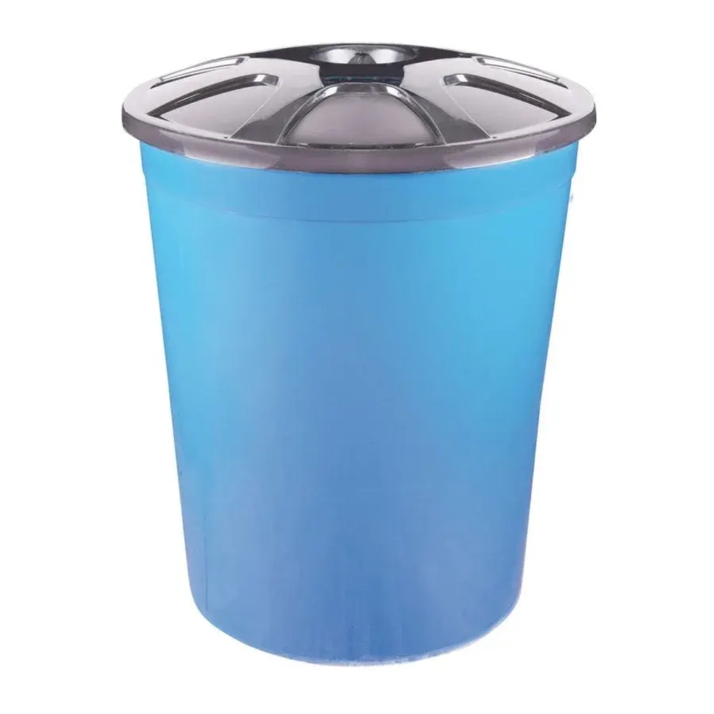 Бак с крышкой 225л.(син.) (комплект 3 шт)