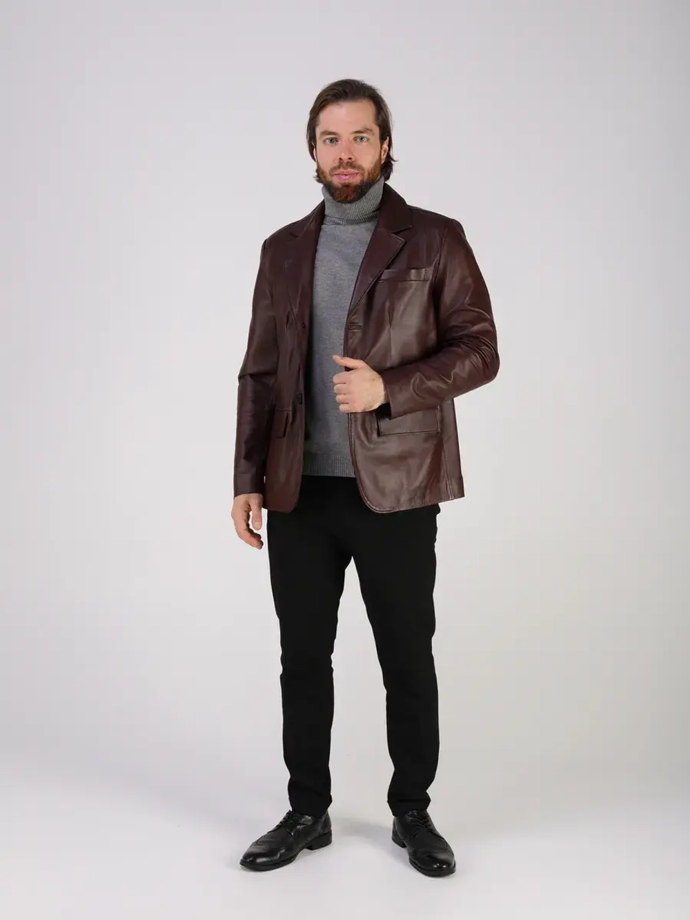 Куртка из натуральной кожи пиджак