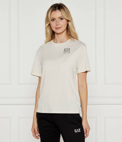 Футболка EA7 - экрю(6DTT28 TJLOZ)
