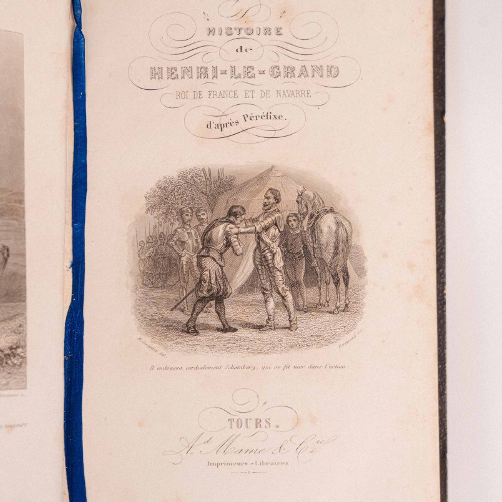 Редкое издание на французском языке: «HISTOIRE DE HENRI-LE-GRAND, ROI DE FRANCE ET DE NAVARRE» («История Генриха Великого, Короля Франции и Наварры»)