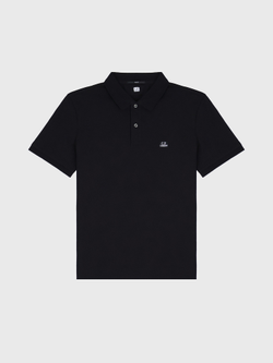 Поло C.Р. Company Stretch Piquet Slim Black