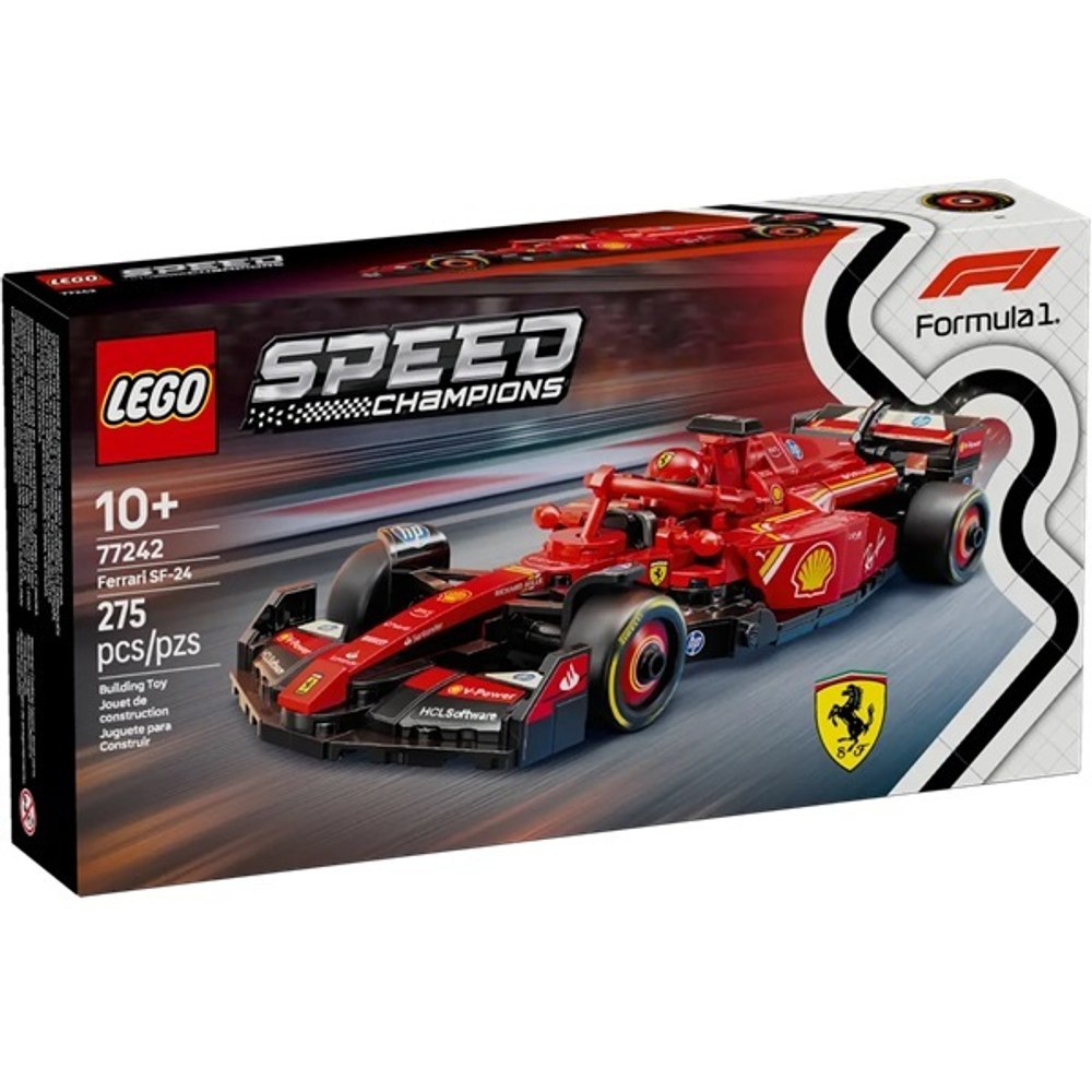 LEGO Speed Champions 77242 «Ferrari SF-24 F1» — болид 2024 для коллекции