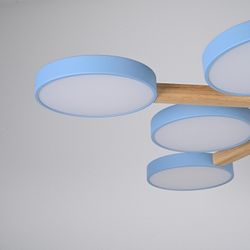 Люстра на штанге Imperiumloft TURNA Blue TURNA-B01