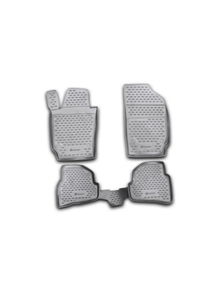 Коврики в салон для VW Polo (V, Vp) 2009-2020, 4 шт.хэтчбек (полиуретан) NLC.51.28.210KH