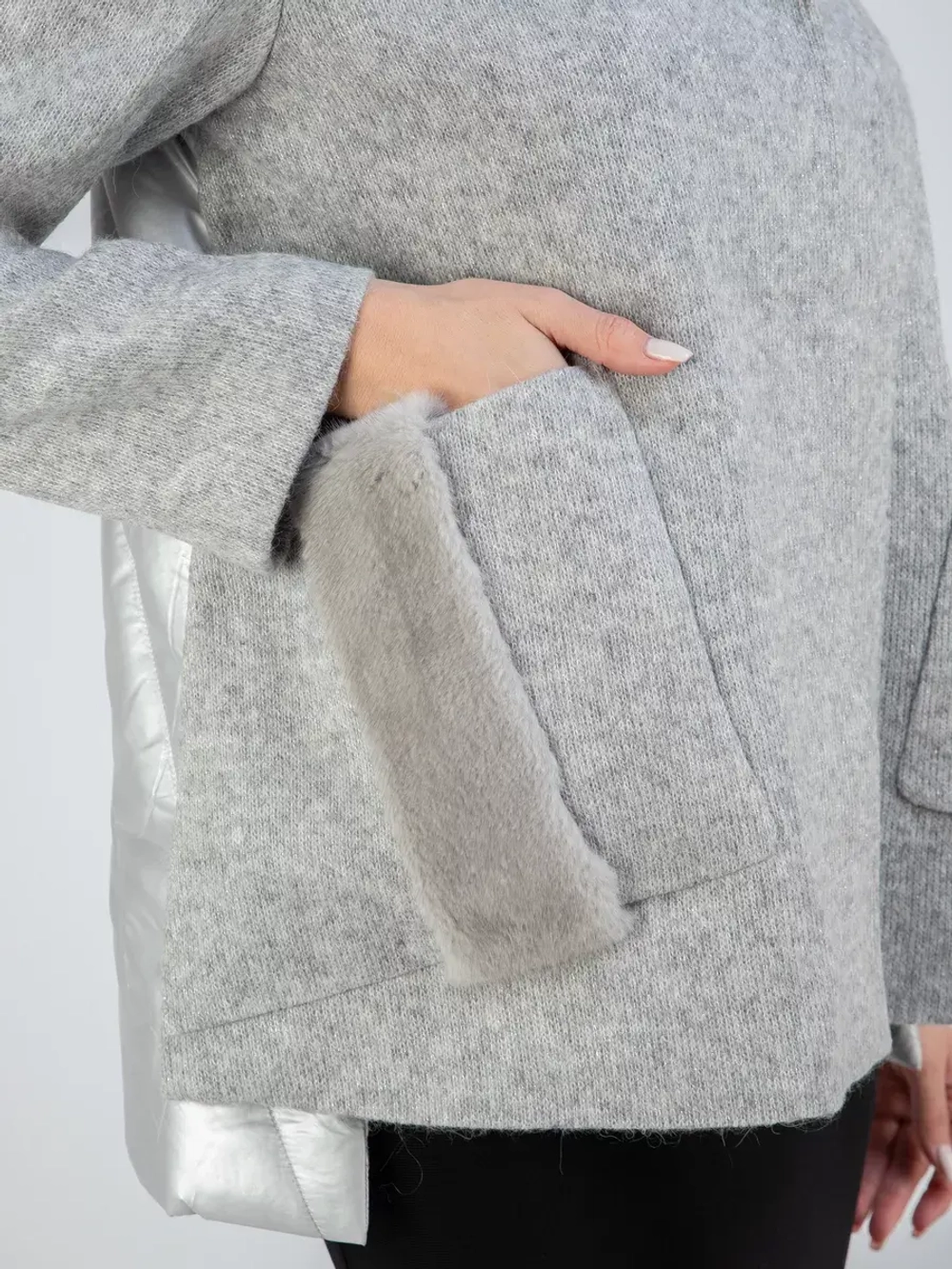 Пальто демисезонное короткое полупальто