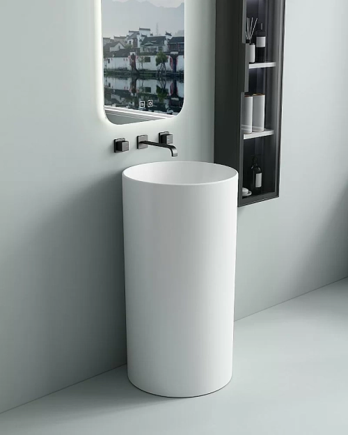 Раковина напольная SantiLine 45 SL-4014 белая