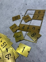 Нумерация для шкафчиков