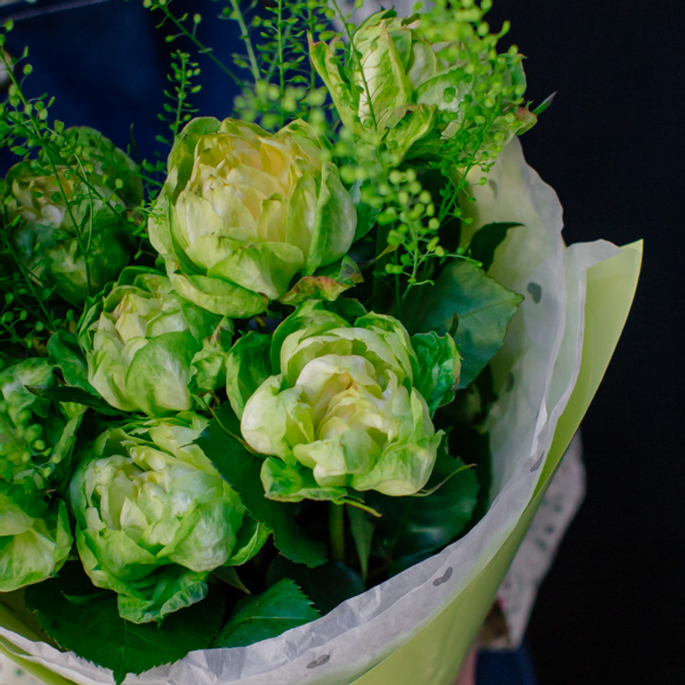 21. Оригинальный букет из розы сорта Вегги