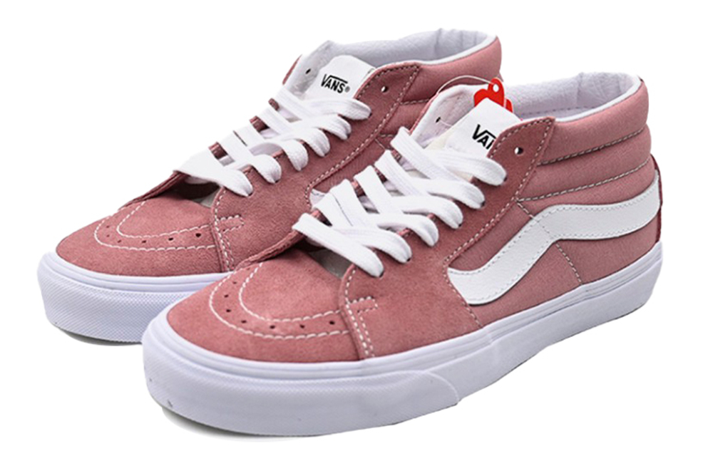 Vans Sk8 Mid Pink Unisex Rose Red