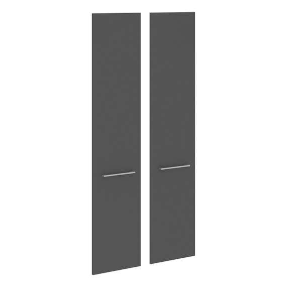 Двери высокие AHD 42-2 Антрацит 846х18х1900  ZENN