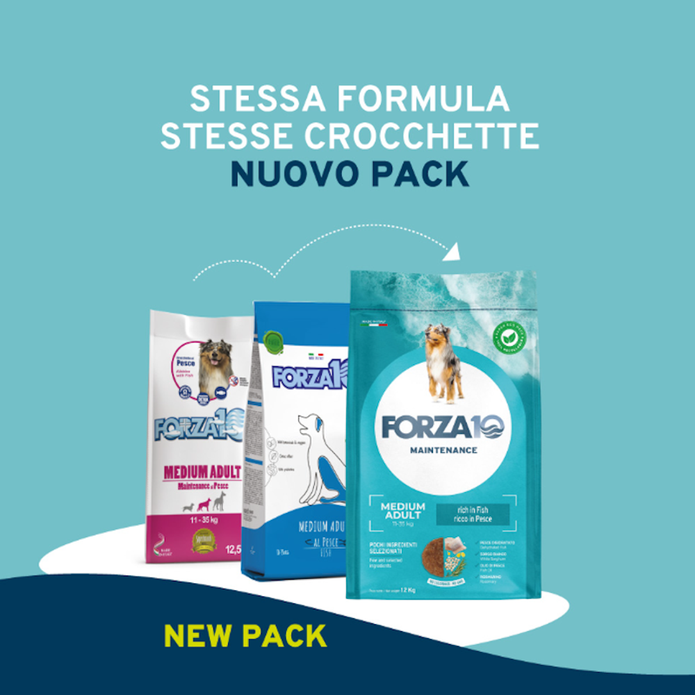 Сухой корм Forza 10 Maintenance Medium Pesce для собак средних пород с рыбой
