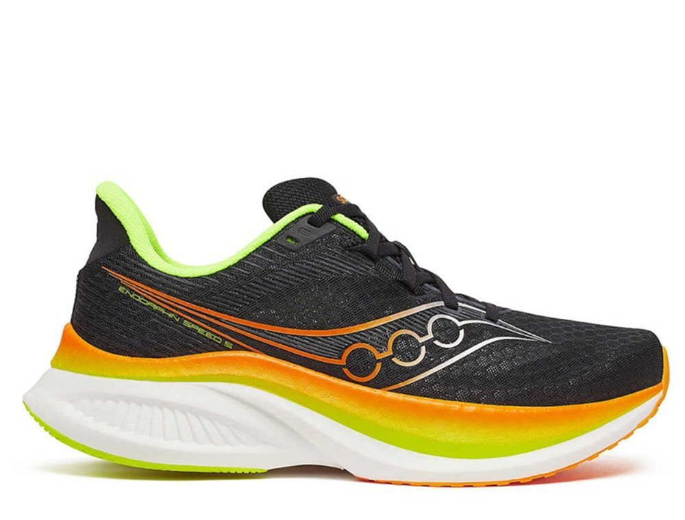 Кроссовки для бега мужские Saucony Endorphin Speed 5 M Черно-Оранжевые