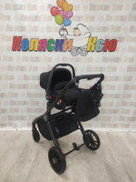 Коляска модульная 3в1 Farfello Baby shell 2024 черный