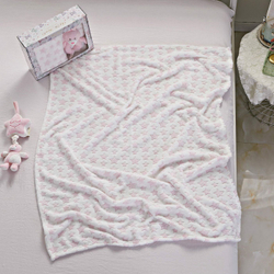 Плед детский с игрушкой Sofi De MarkO №1 розовый