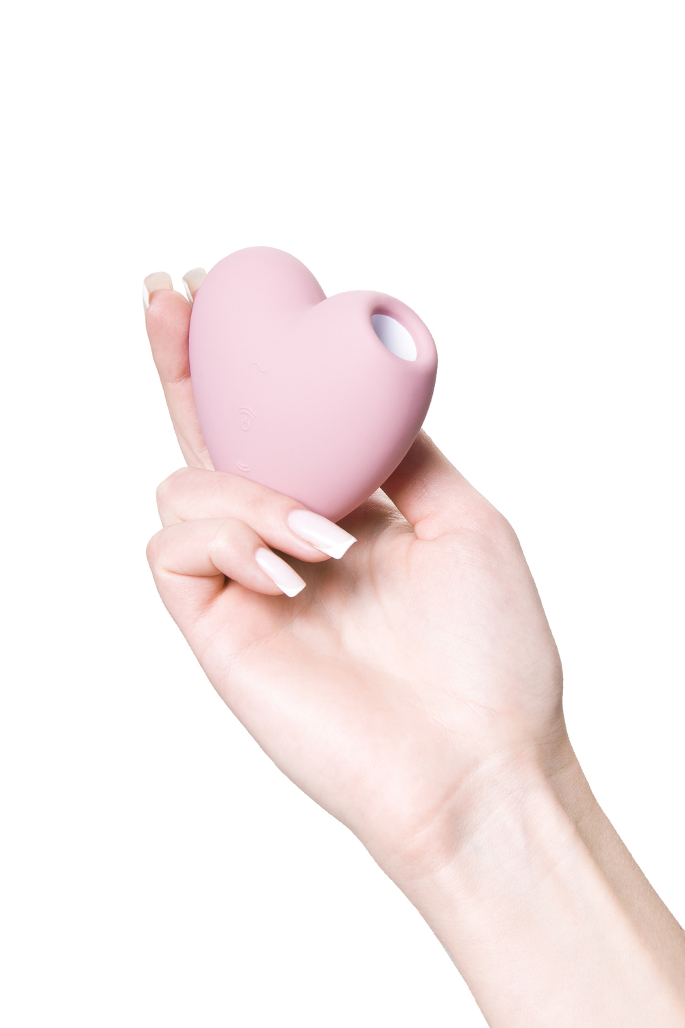 Вакуум-волновой стимулятор клитора с вибрацией Satisfyer Cutie Heart, силикон, розовый, 7,7 см