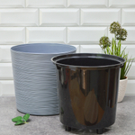 Кашпо La Decoro 7,5л серый жемчуг