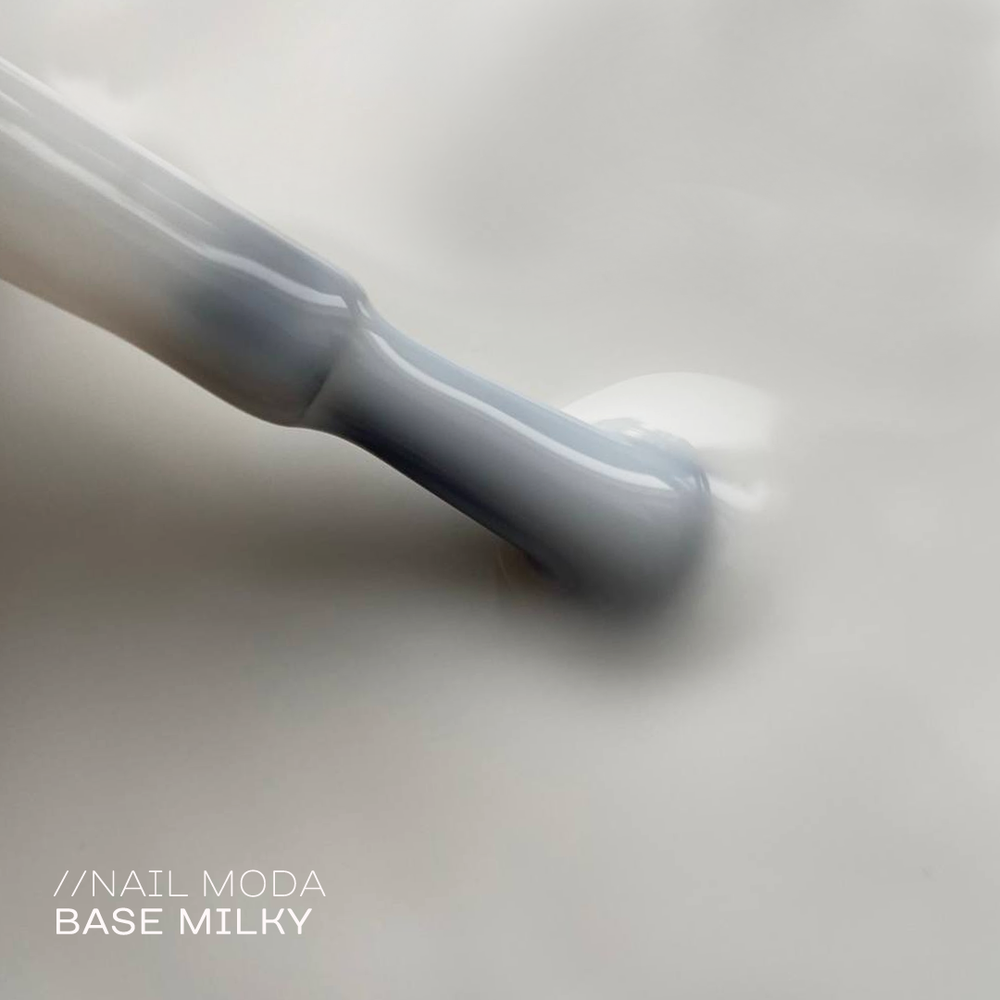 Nail Moda Base Milky - Камуфлирующая молочная база, 15мл