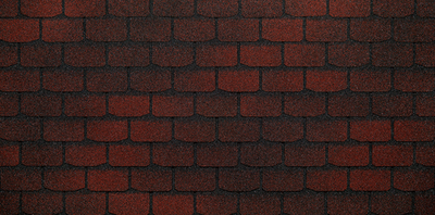 Гибкая черепица Eurasia, Плитка, Красный