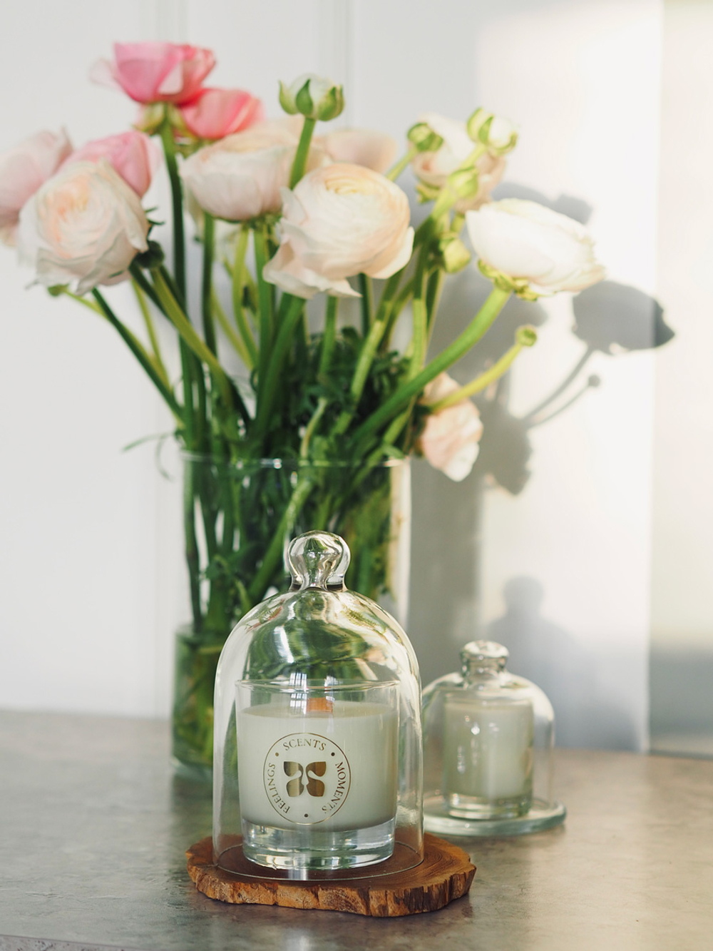 Свеча в стеклянном стакане 320 мл, Фирменный аромат «Sense You»