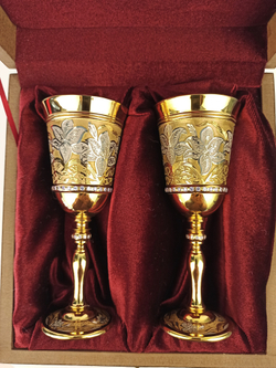 Подарочный набор рюмок "Вальс цветов"