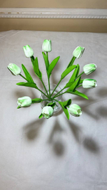 Искусственные цветы, желтые подсолнухи / Высота 44 см. 9 стебелей 9 бутонов/