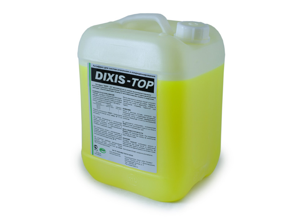 Теплоноситель DIXIS TOP на основе пропиленгликоля, цвет зелёный