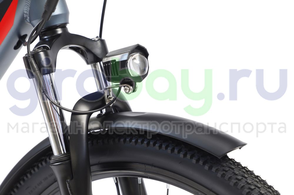 Электровелосипед WHITE SIBERIA CAMRY ALLROAD 500W 36V/11A Snegir (Синий) фото 25 фото №26