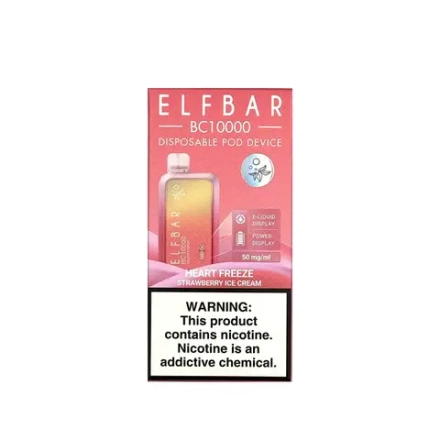 ELF BAR BC10000 PH - Heart Freeze | Strawberry Ice Cream (5% nic)