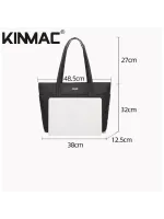 Сумка шоппер с отделением для ноутбука (Стеганый черный)