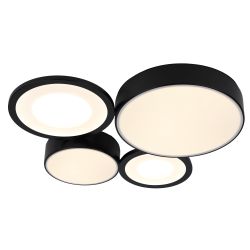 Светильник потолочный светодиодный Rivoli Aliona 6161-701 LED 87 Вт 3000 - 6000 К с пультом | Интерьерные светодиодные светильники