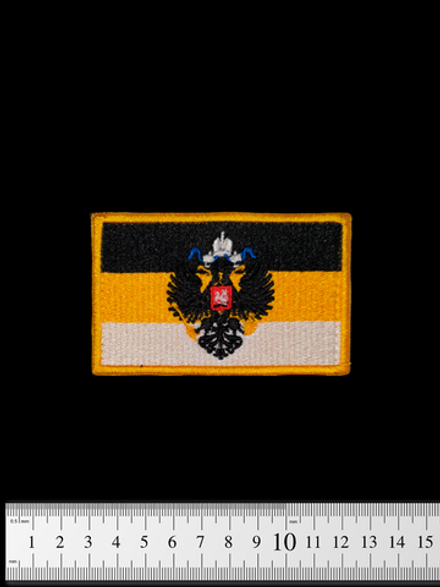 Шеврон Имперский флаг вышивка 5,5х9 см