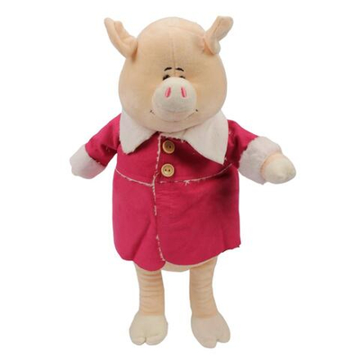 Свинка Глаша в Дубленке, 32см. MAXITOYS