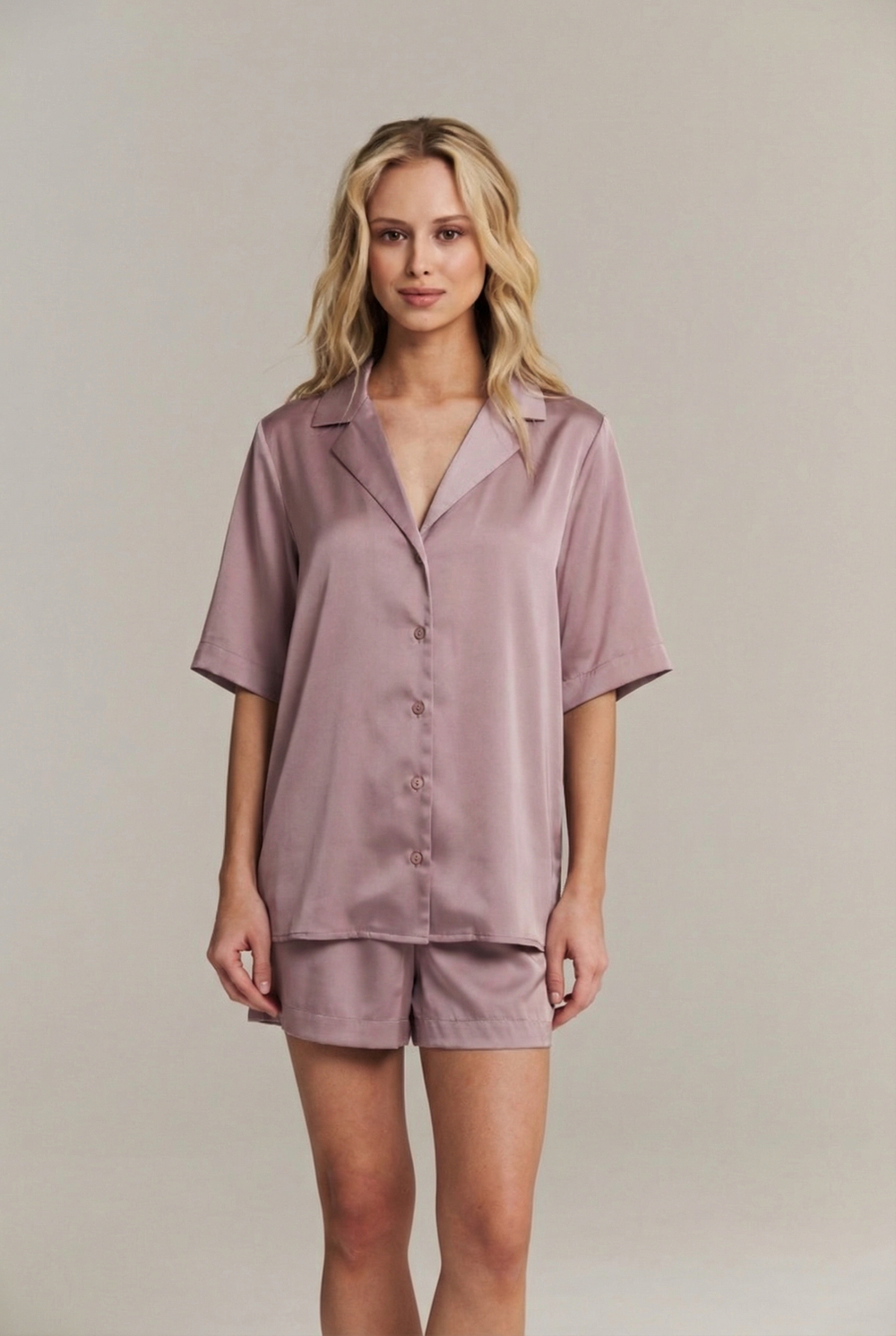 Пижамные шорты из шелка