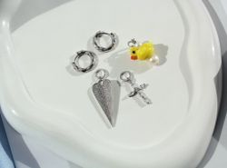 Серьги трансформеры Baby Duck