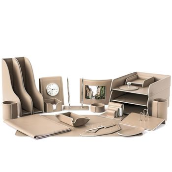 Настольный набор из кожи Cuoietto серии Business из 22 предметов (NBCLat22)