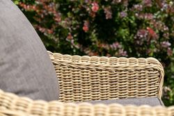 "Кон Панна" лаунж-зона из искусственного ротанга, цвет соломенный