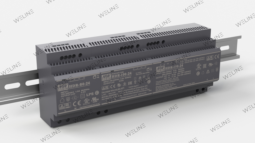Блок питания на DIN рейку MW (Mean Well)