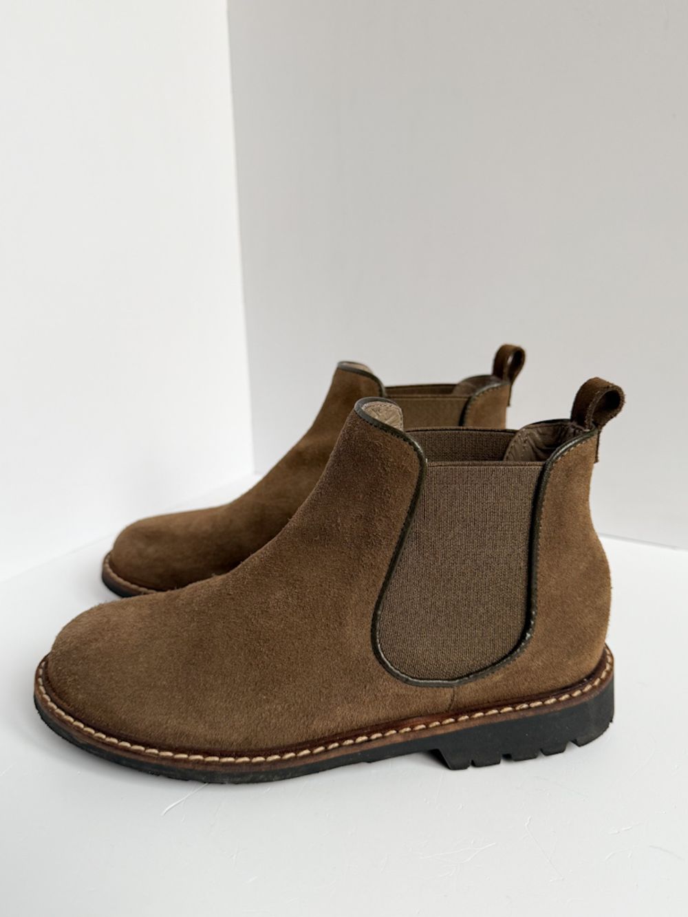 Замшевые ботинки Bonpoint, 32